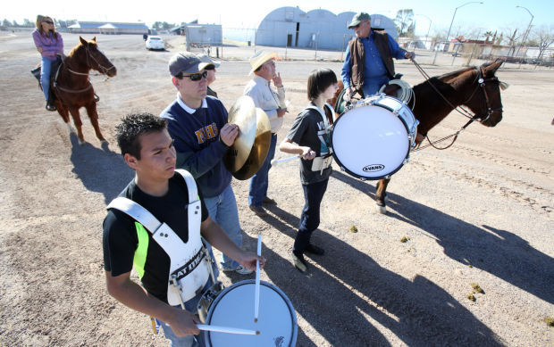 Qualifying for Rodeo Parade Horseback Marshal